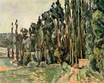 Poplars Paul Cezanne